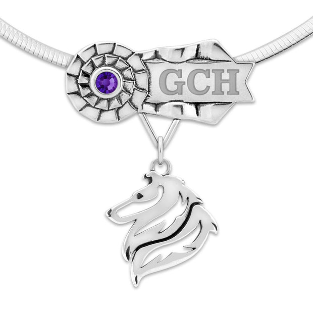 Personalized Best In Show Collie Necklace,  MBISS Jewelry