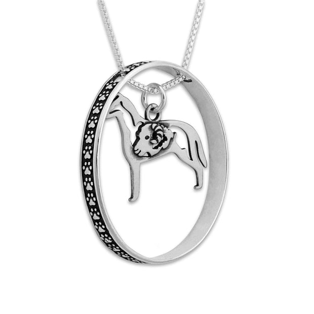 Top Rated Sterling Silver Collie Necklace