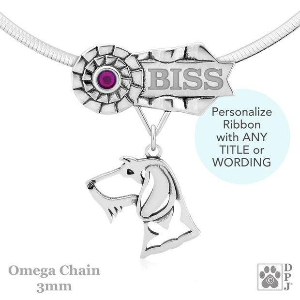 Dachshund Best In Show Necklace & Jewelry, Custom Dog Title Gifts, Personalized Dog Title Jewelry