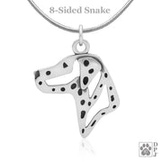 Dalmatian Pendant Necklace in Sterling Silver