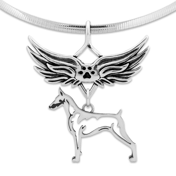 Doberman Pinscher Remembrance Necklace