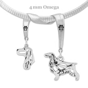 English Cocker Spaniel Luxury Necklace in Sterling Silver