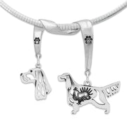 Gordon Setter Luxury Necklace in Sterling Silver