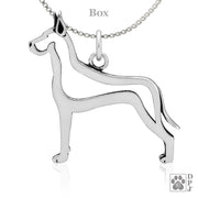 Great Dane Jewelry Gifts in Sterling Silver, Dane Necklace