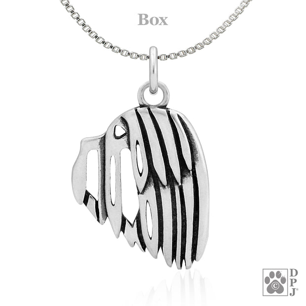 Havanese Pendant Necklace in Sterling Silver