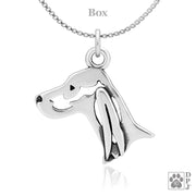 Irish Setter Pendant Necklace in Sterling Silver