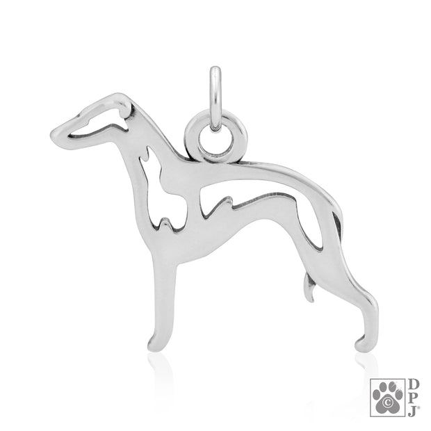 Italian Greyhound Necklace Jewelry in Sterling Silver