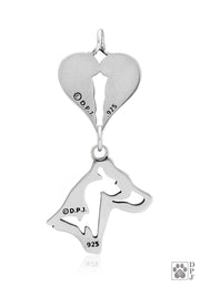 Russell Terrier Angel Necklace, Personalized Sympathy Gifts