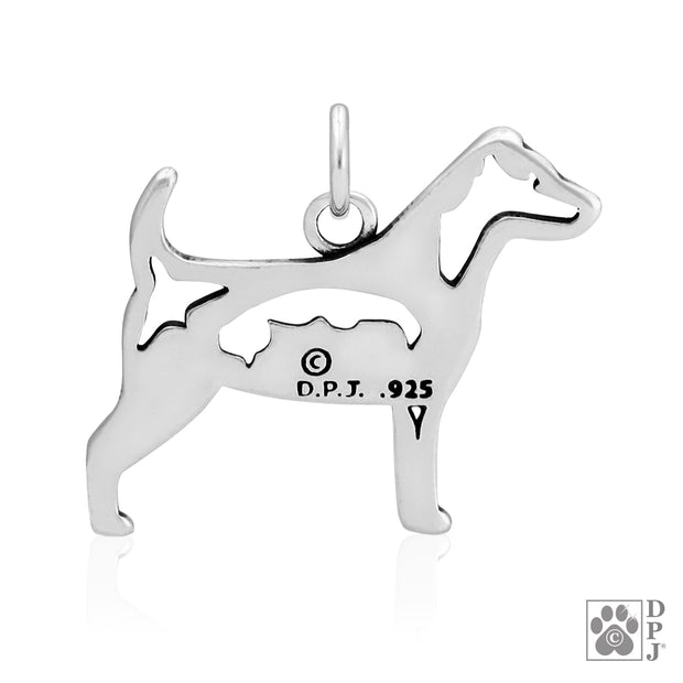 Sterling Silver Parson Russell Terrier Necklace Jewelry