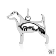 Sterling Silver Parson Russell Terrier Necklace Jewelry