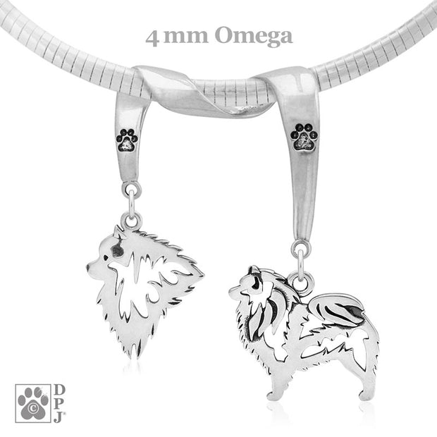Sterling Silver Keeshond Necklace & Gifts