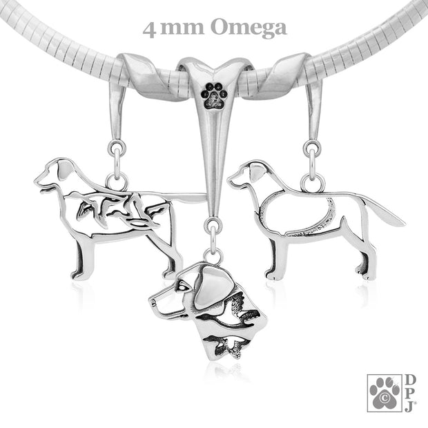 Sterling Silver Labrador Retriever Necklace & Fine Jewelry