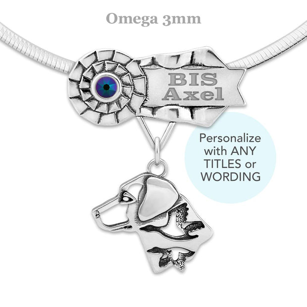 Labrador Retriever Best In Show Necklace, Custom NFC Jewelry