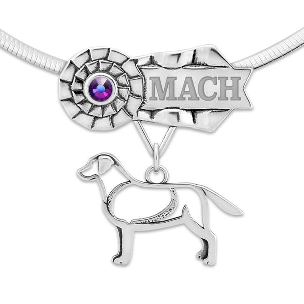 Personalized Labrador Retriever Ribbon Pendant, DPX Championship Gifts