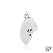 Maltese Pendant Necklace in Sterling Silver