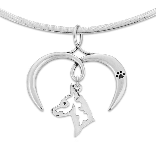 I Love My Miniature Pinscher Necklace