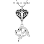 Personalized Newfoundland Angel Necklace