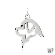 Newfoundland Pendant Necklace in Sterling Silver