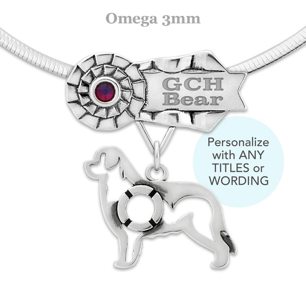 Best In Show Newfoundland Necklace, Personalized CX Jewelry