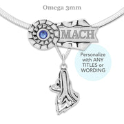 Personalized Papillon Best In Show Necklace, Custom MACH Jewelry Gifts