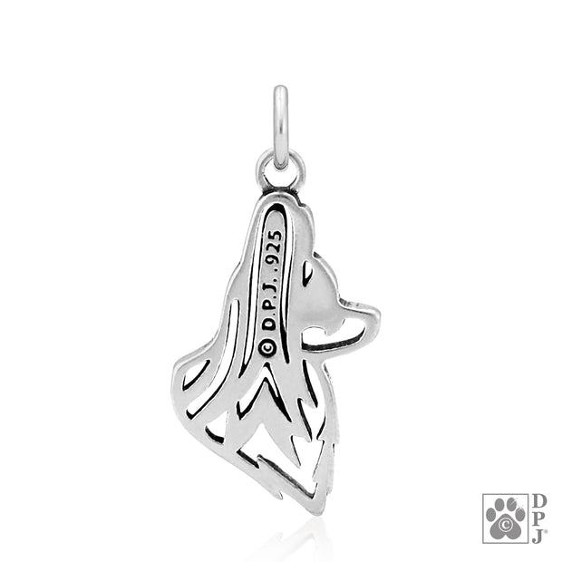 Papillon Pendant Necklace in Sterling Silver