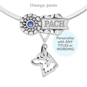 Pembroke Welsh Corgi Best In Show Necklace, PACH Rosette Jewelry
