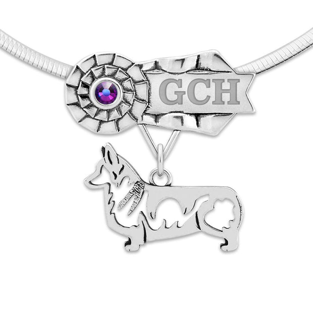 Best In Show Pembroke Welsh Corgi Necklace, Grand Champion Jewelry