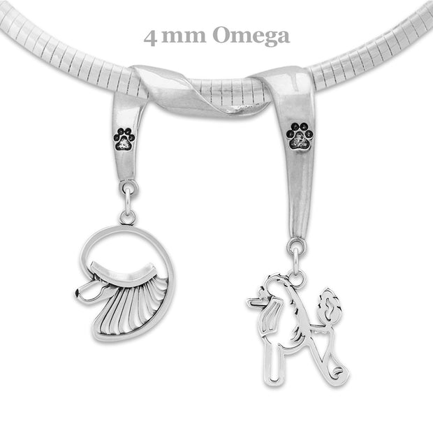 Poodle Luxury Necklace in Sterling Silver