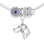 Rhodesian Ridgeback Best In Show Necklace, Personalized LCX Jewelry