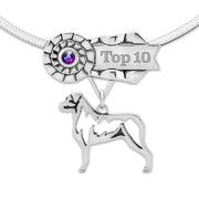 Personalized Best In Show Rottweiler Necklace, MDD Dog Title Jewelry