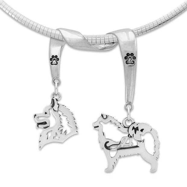 Samoyed Luxury Necklace in Sterling Silver