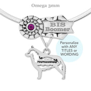 Best In Show Schipperke Necklace, Dog Show Grand Champion Jewelry