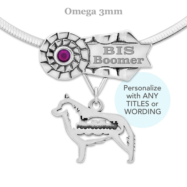 Best In Show Schipperke Necklace, Dog Show Grand Champion Jewelry