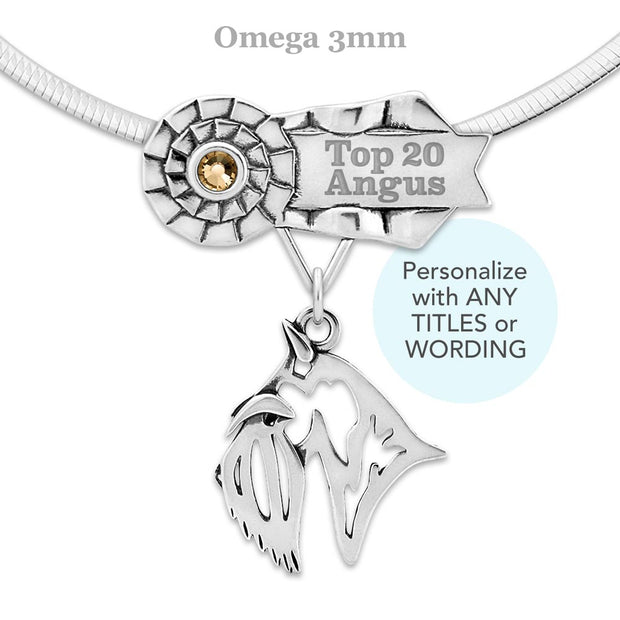 Personalized Scottish Terrier Best In Show Necklace, Custom NOC Jewelry