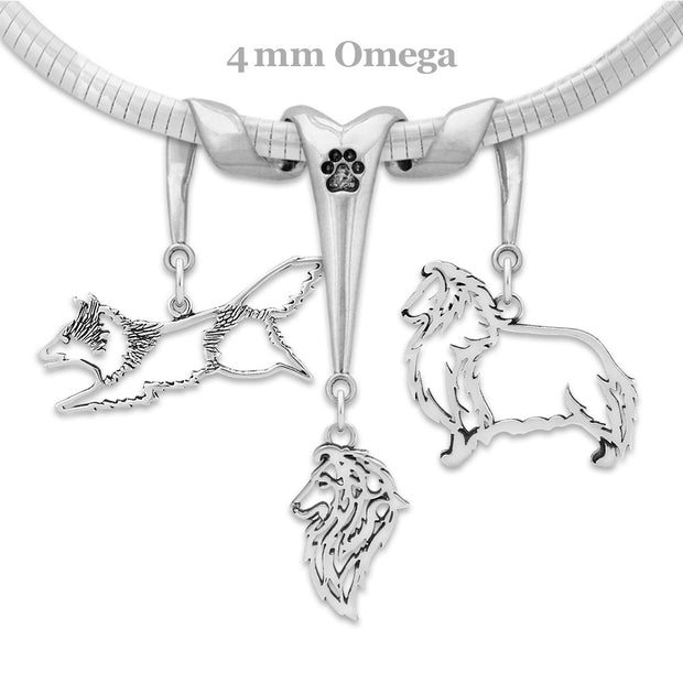 Luxury Shetland Sheepdog Necklace