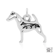 Smooth Fox Terrier Necklace, w/Fox in Body