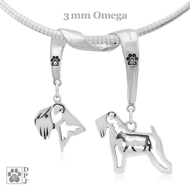 Sterling Silver Soft Coated Wheaten Terrier Necklace & Gifts