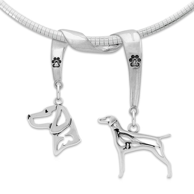 Vizsla Luxury Necklace in Sterling Silver