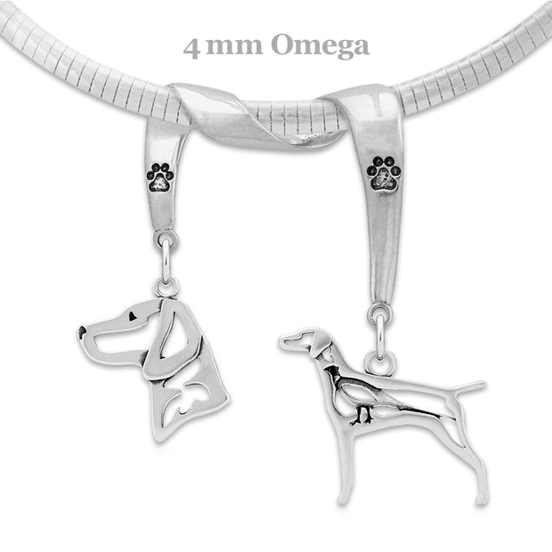 Vizsla Luxury Necklace in Sterling Silver