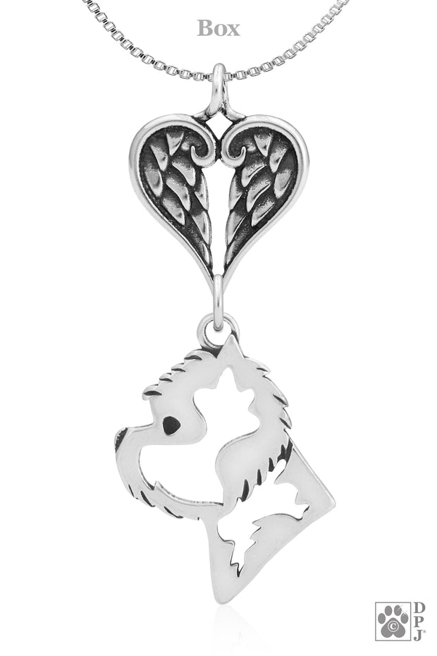 West Highland Terrier Angel Necklace, Dog Sympathy Gifts