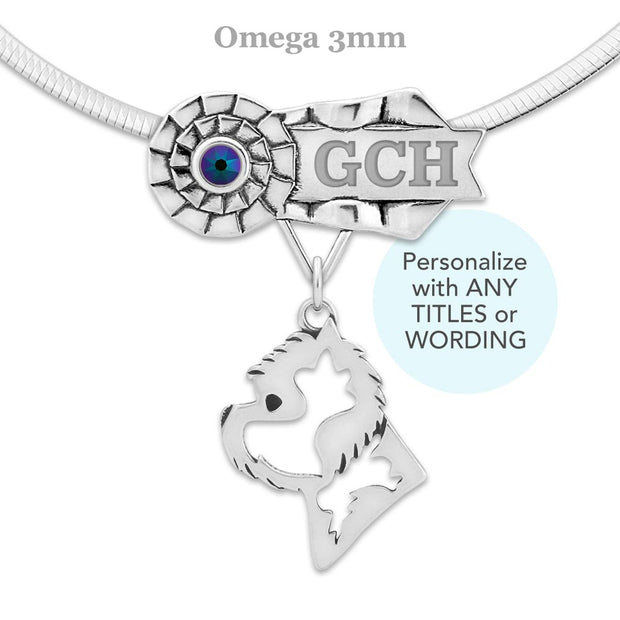 West Highland White Terrier Best In Show Necklace, Custom OTCH Jewelry Gifts