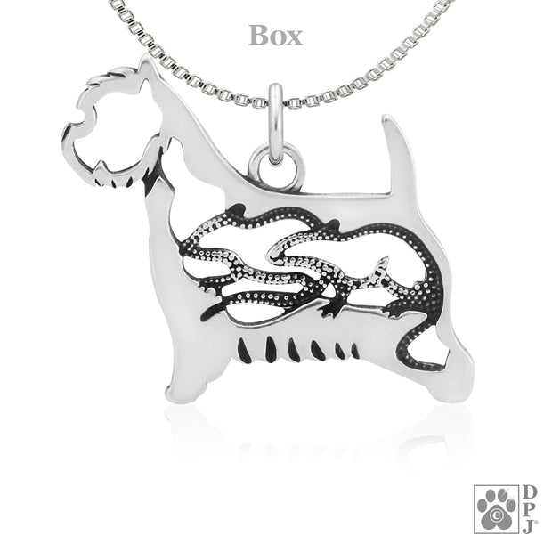 West Highland White Terrier Necklace, w/Rats in Body