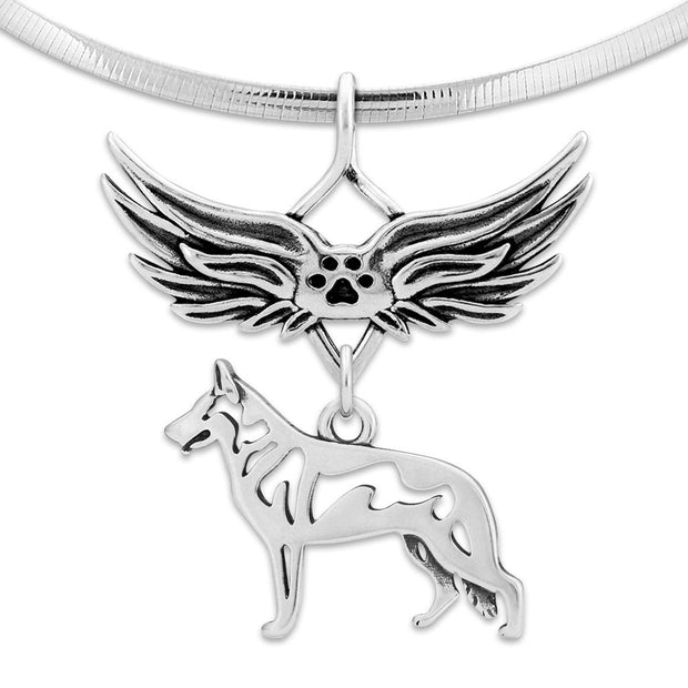 White Shepherd Remembrance Necklace