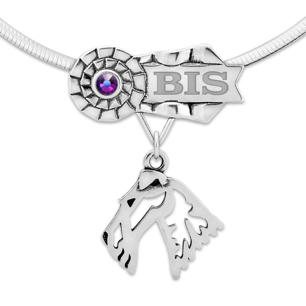 Wire Fox Terrier Best In Show Necklace & Jewelry, Custom Dog Title Gifts, Personalized Dog Title Jewelry