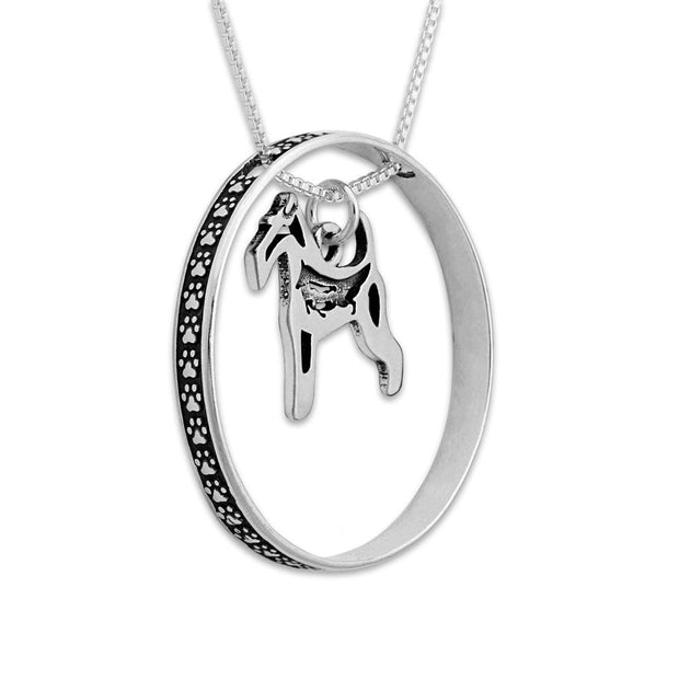 Popular Wire Fox Terrier Necklace
