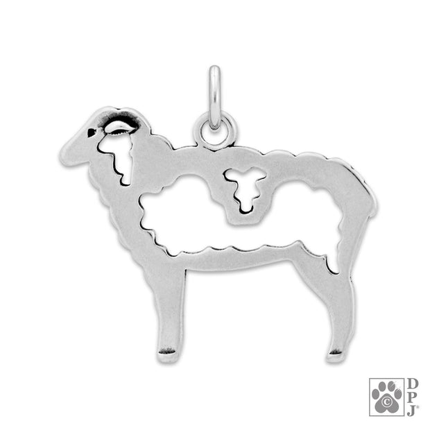 Sterling Silver Sheep Necklace Jewelry