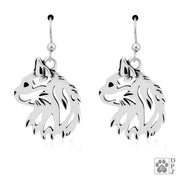 Cat Earrings in Sterling Silver