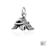 A-Frame and Tunnel Necklace Pendant In Sterling Silver