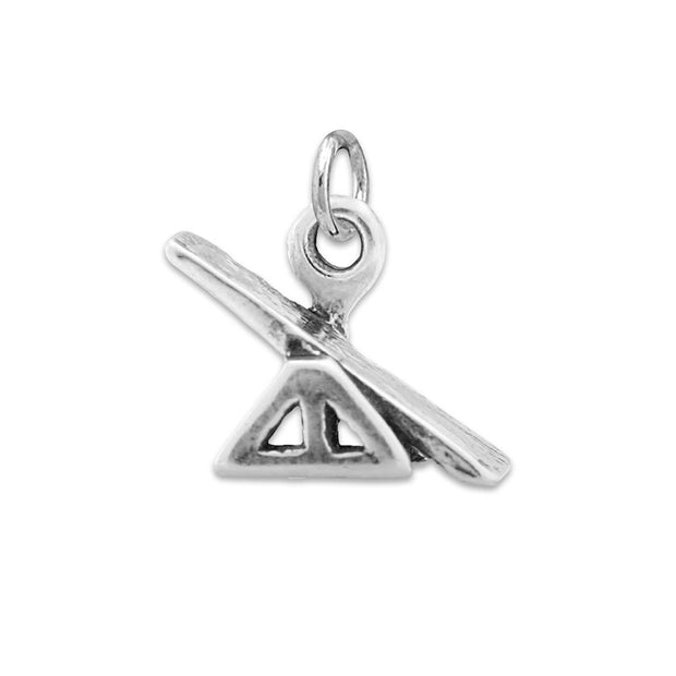 Agility Teeter Necklace Pendant In Sterling Silver