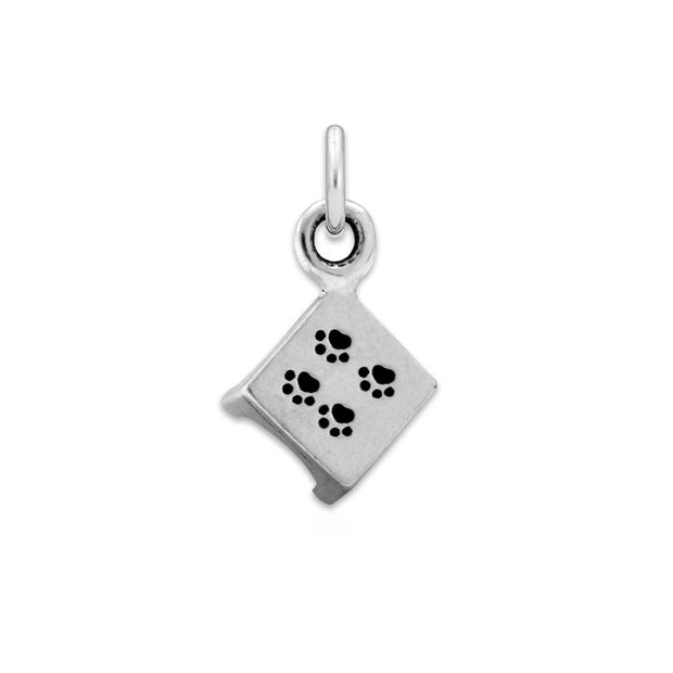 Agility Pause Table Necklace Pendant In Sterling Silver